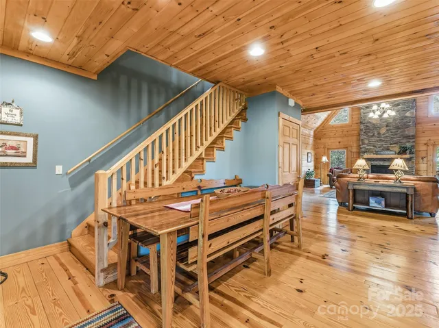 a kitchen with stainless steel appliances granite countertop a stove and cabinets