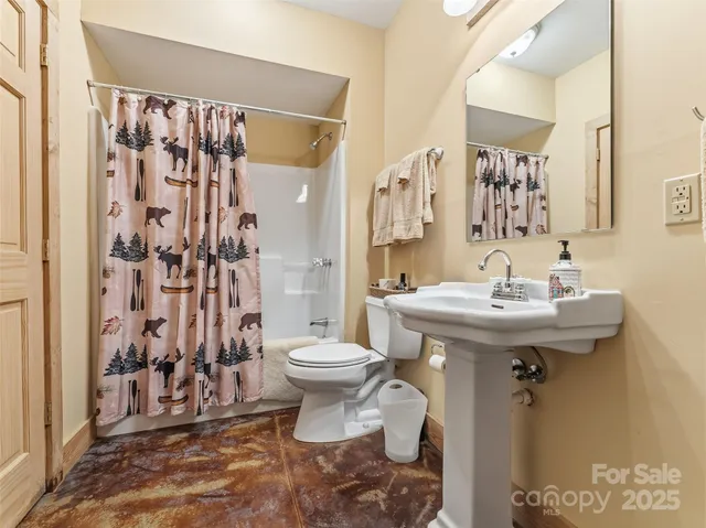 a room with gym equipment