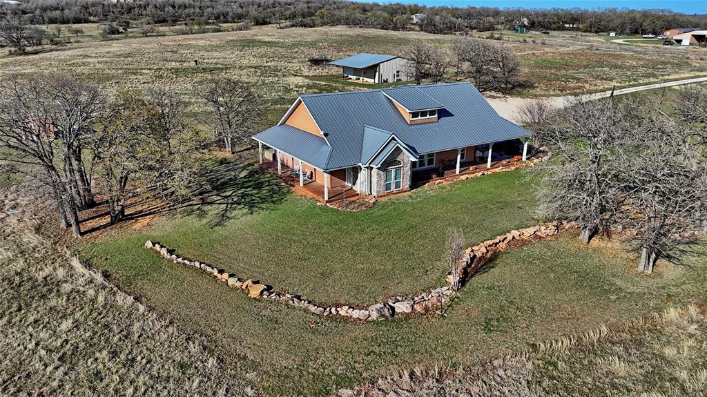 4460 Hildreth Pool Road Bowie, TX 76230 - Photo 27 of 40 an aerial view of a house