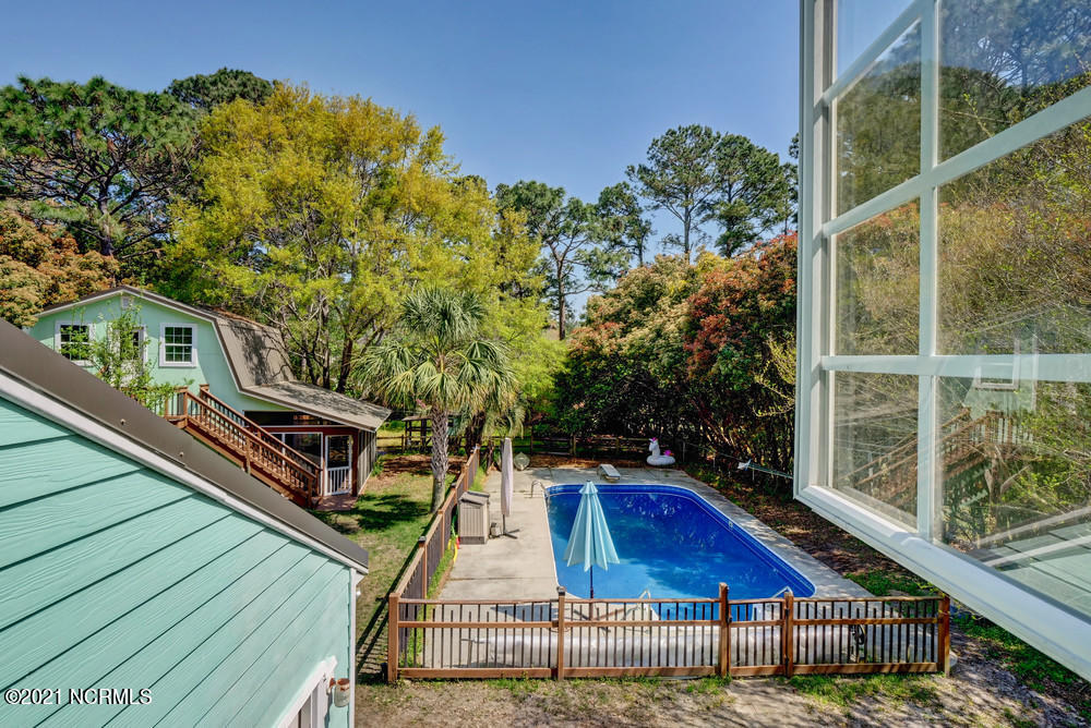 626 Hidden Valley Road Wilmington, NC 28409 - Photo 30 of 36 View of pool from 2nd floor