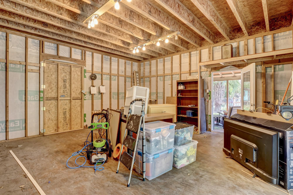 626 Hidden Valley Road Wilmington, NC 28409 - Photo 33 of 36 Lower-level workshop/storage
