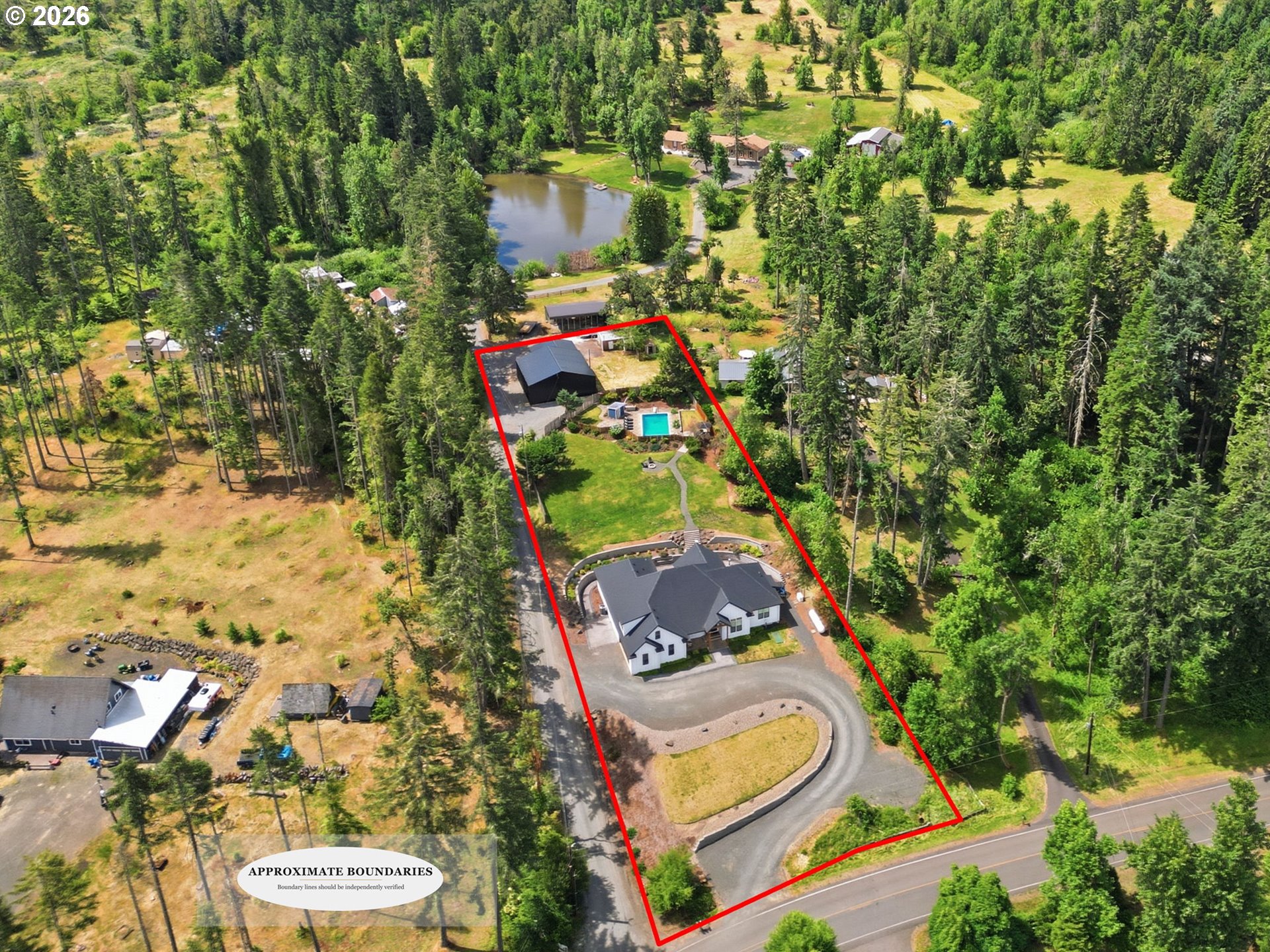32114 Deberry Road Creswell, OR 97426 - Photo 44 of 48 Approximate Property Lines
