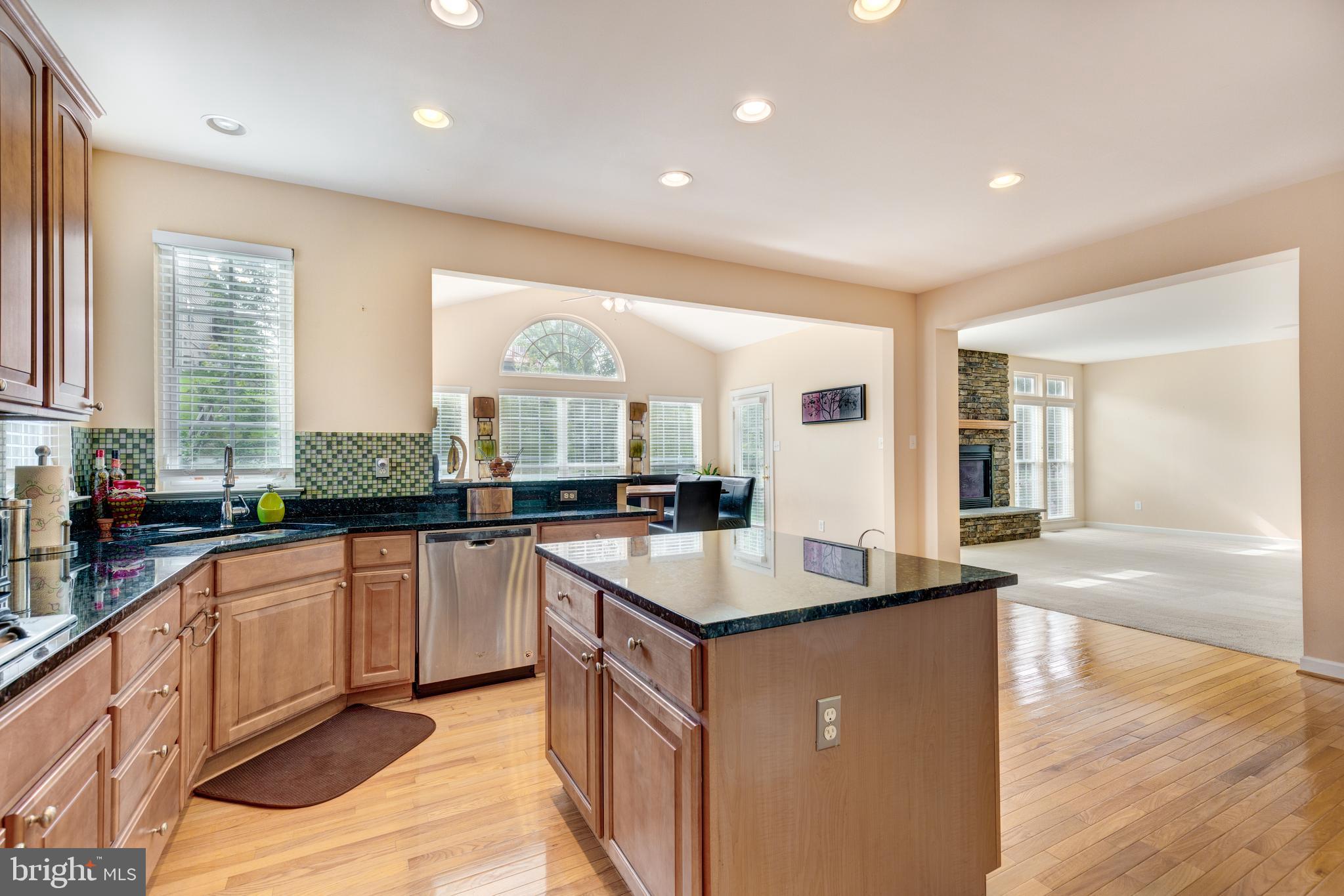 640 Spring Meadow Drive Westminster, MD 21158 - Photo 13 of 91 Kitchen features center island and granite counter