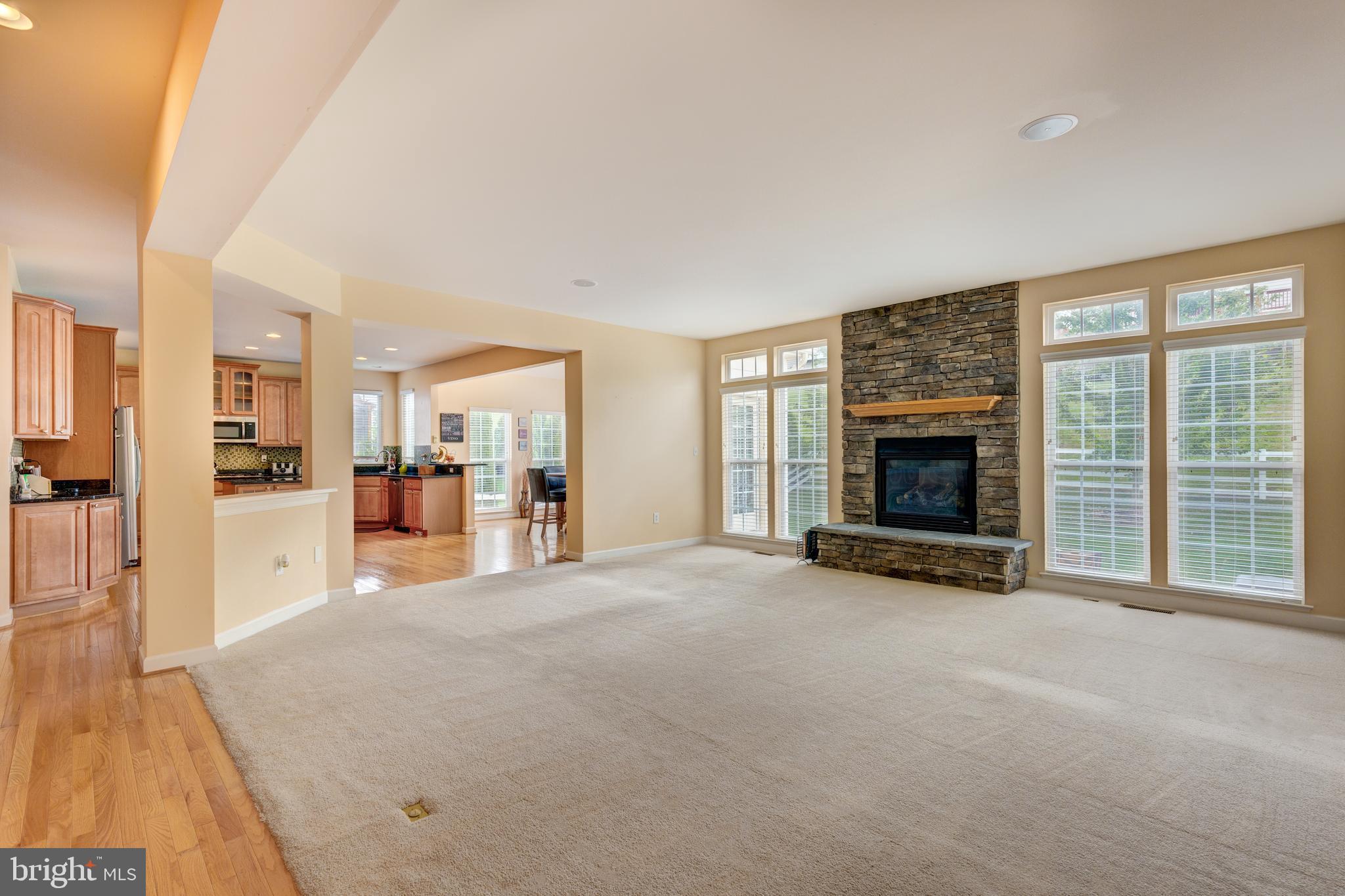 640 Spring Meadow Drive Westminster, MD 21158 - Photo 5 of 91 Beautiful stone fireplace in the Family room