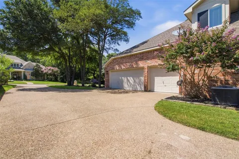 a view of a backyard with a garden