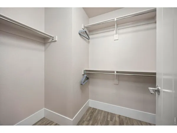 a view of a walk in closet
