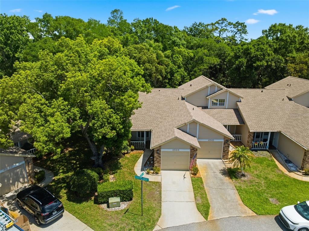 4544 Slippery Rock Road New Port Richey, FL 34653 - Photo 30 of 32 an aerial view of a house with a yard