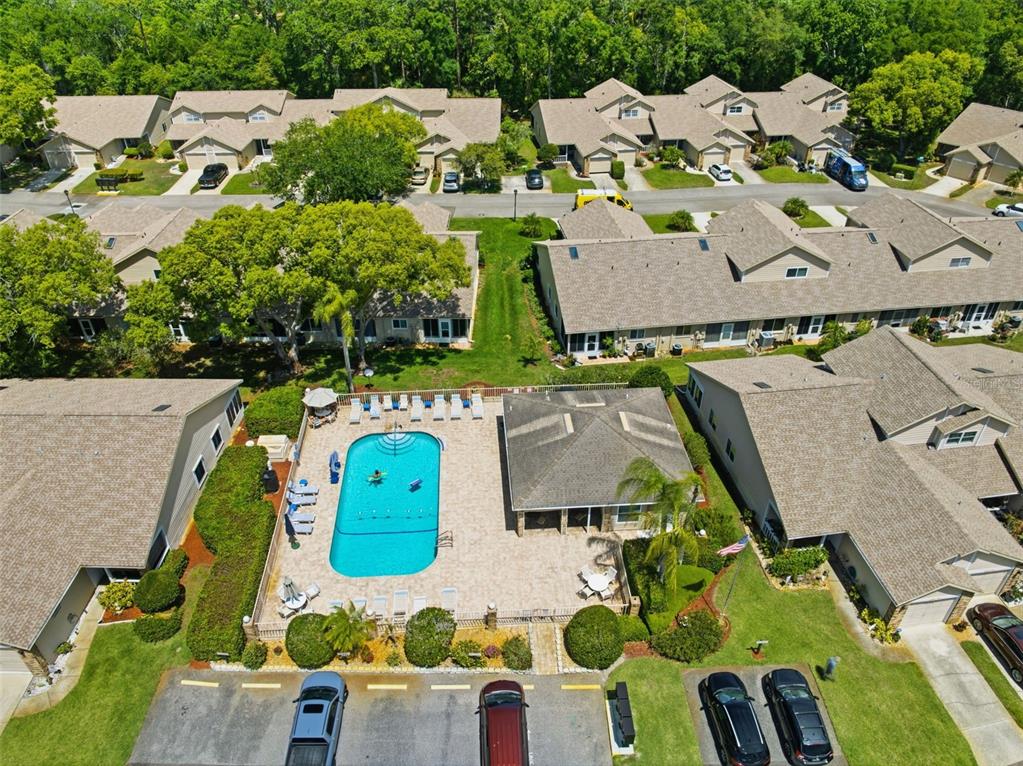 4544 Slippery Rock Road New Port Richey, FL 34653 - Photo 32 of 32 an aerial view of residential houses with outdoor space
