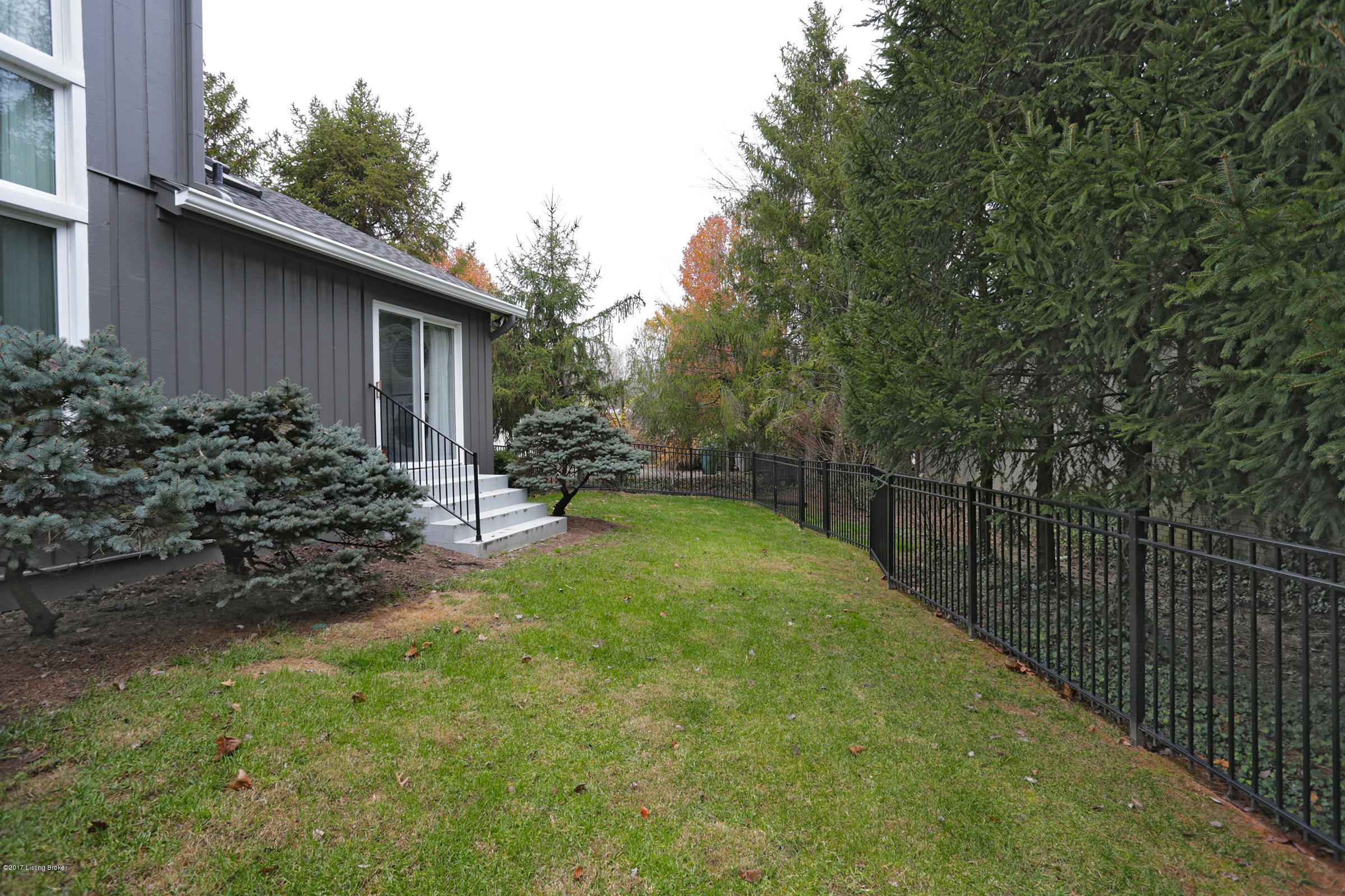 6902 Timber Ridge Court Prospect, KY 40059 - Photo 45 of 45 Backyard w/ black aluminum fencing