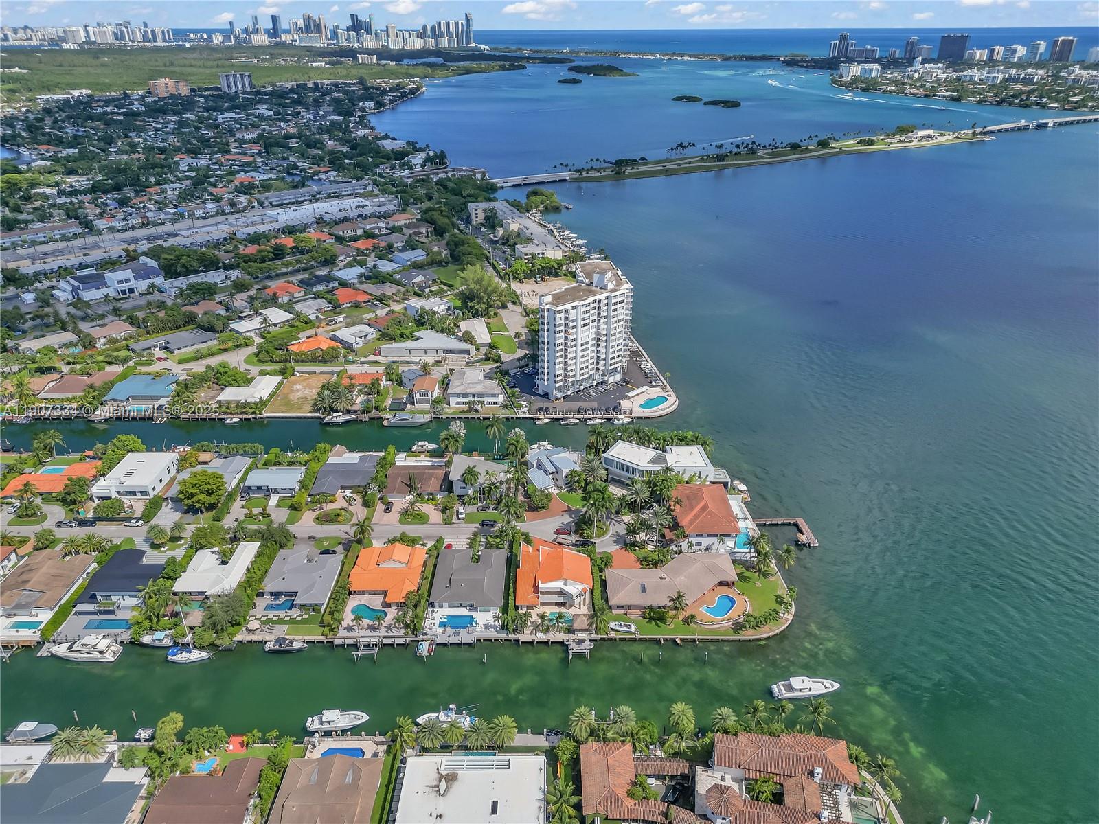 2089 Northeast 121st Road North Miami, FL 33181 - Photo 8 of 30 an aerial view of a house with a lake view