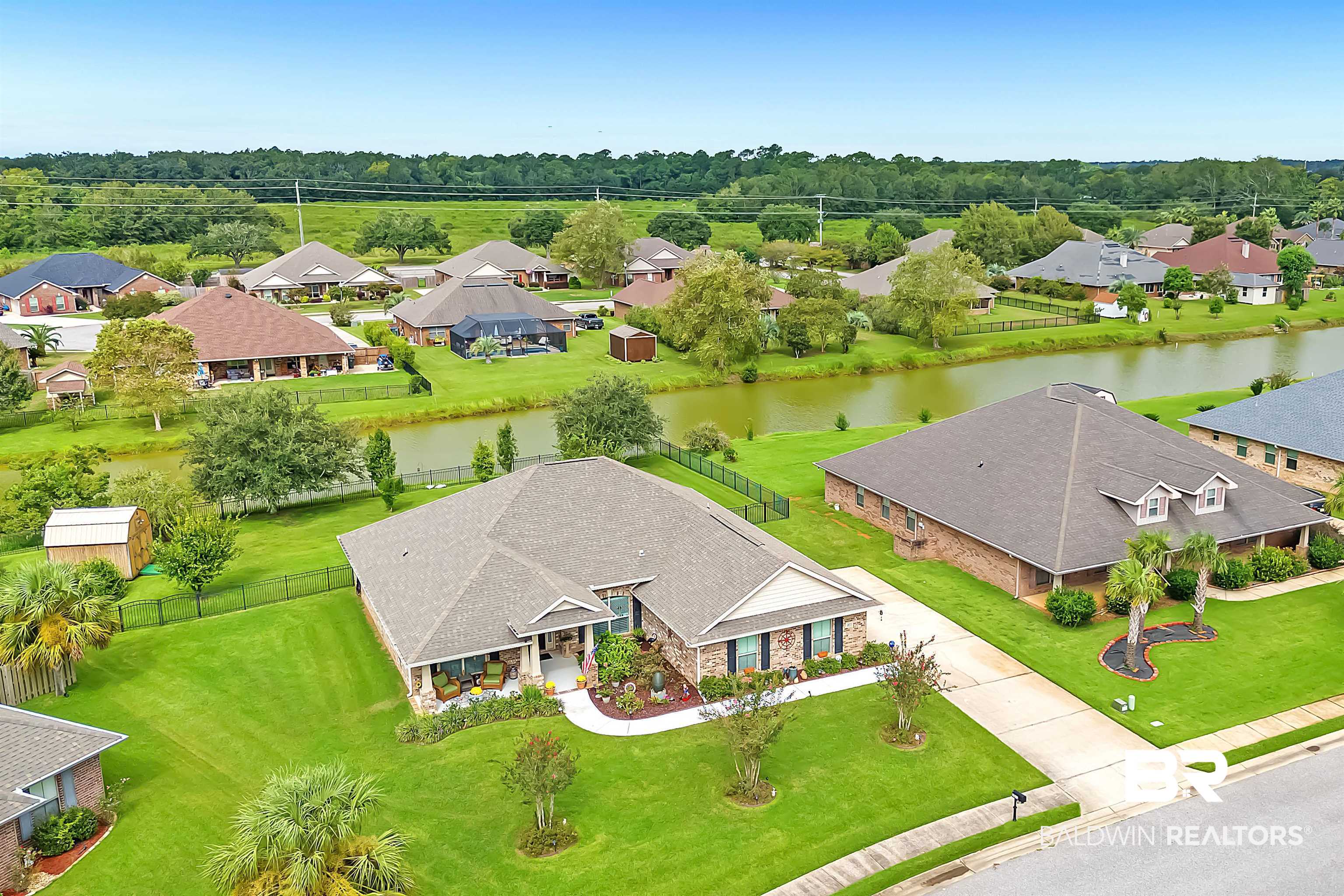 2033 Bourbon Street Foley, AL 36535 - Photo 2 of 57 Drone / aerial view featuring a water view