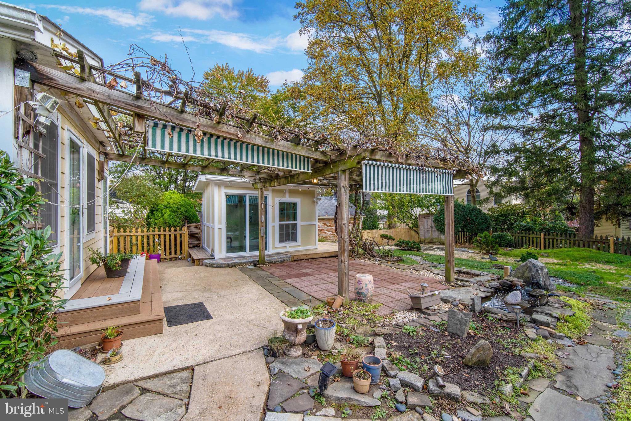 2106 Dayton Street Silver Spring, MD 20902 - Photo 22 of 28 Back Patio of Hobby Shed