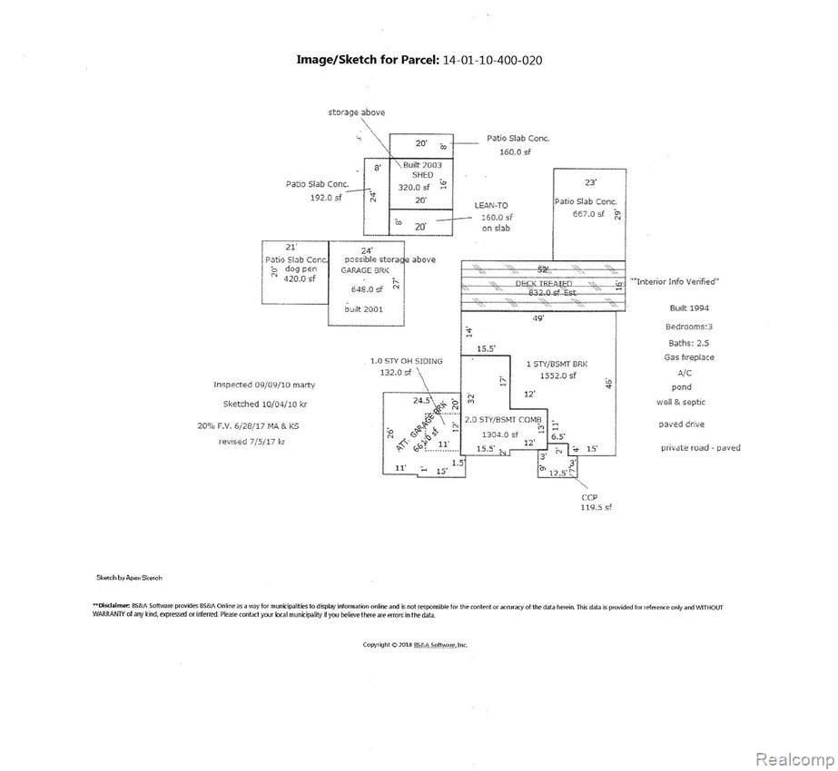 11465 Bruce N Lane Romeo, MI 48065 - Photo 42 of 43 Sketch of Buildings!