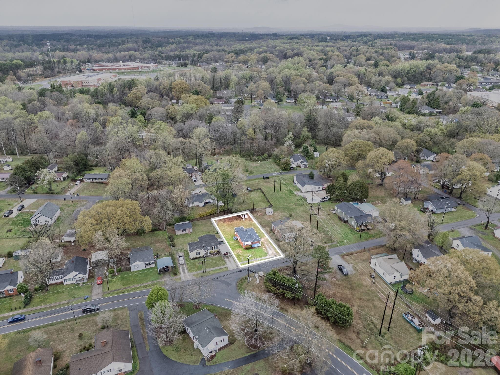 414 Ridge Street Stanley, NC 28164 - Photo 26 of 33 an aerial view of a house with a yard