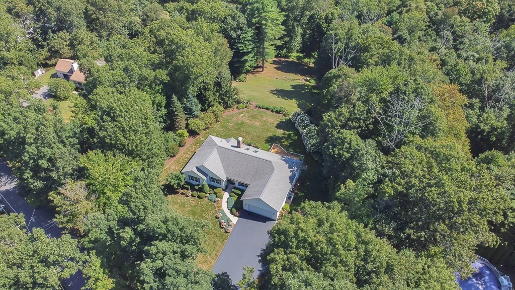 33 Old Reed Road Monson, MA 01057 - Photo 41 of 42 an aerial view of house with yard and outdoor seating