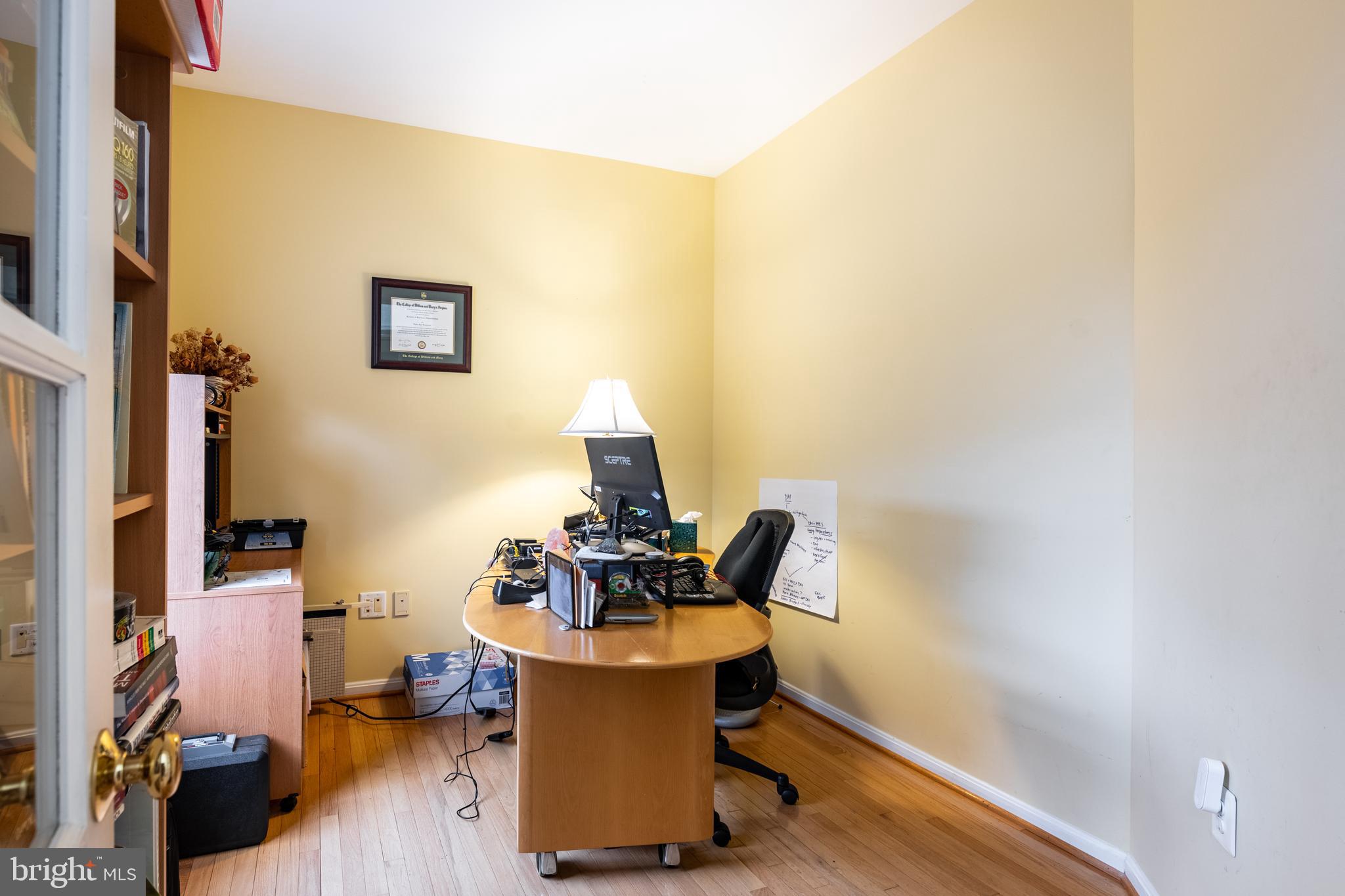 11 Manor Spring Court Silver Spring, MD 20906 - Photo 42 of 45 a workspace with furniture and wooden floor