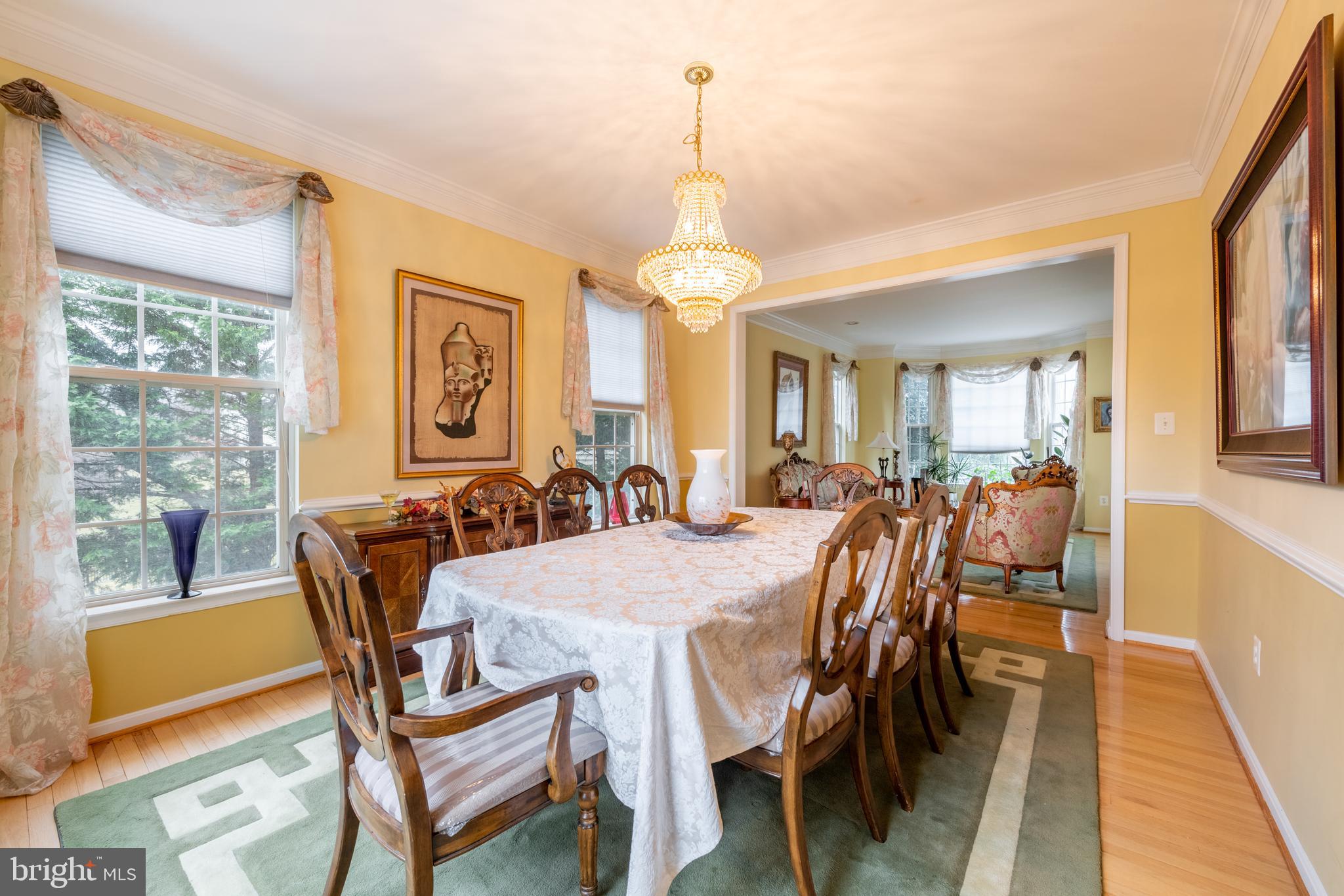 11 Manor Spring Court Silver Spring, MD 20906 - Photo 6 of 45 a view of a a dining room with furniture window and wooden floor