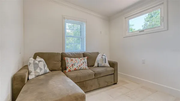 a view of a backyard with door