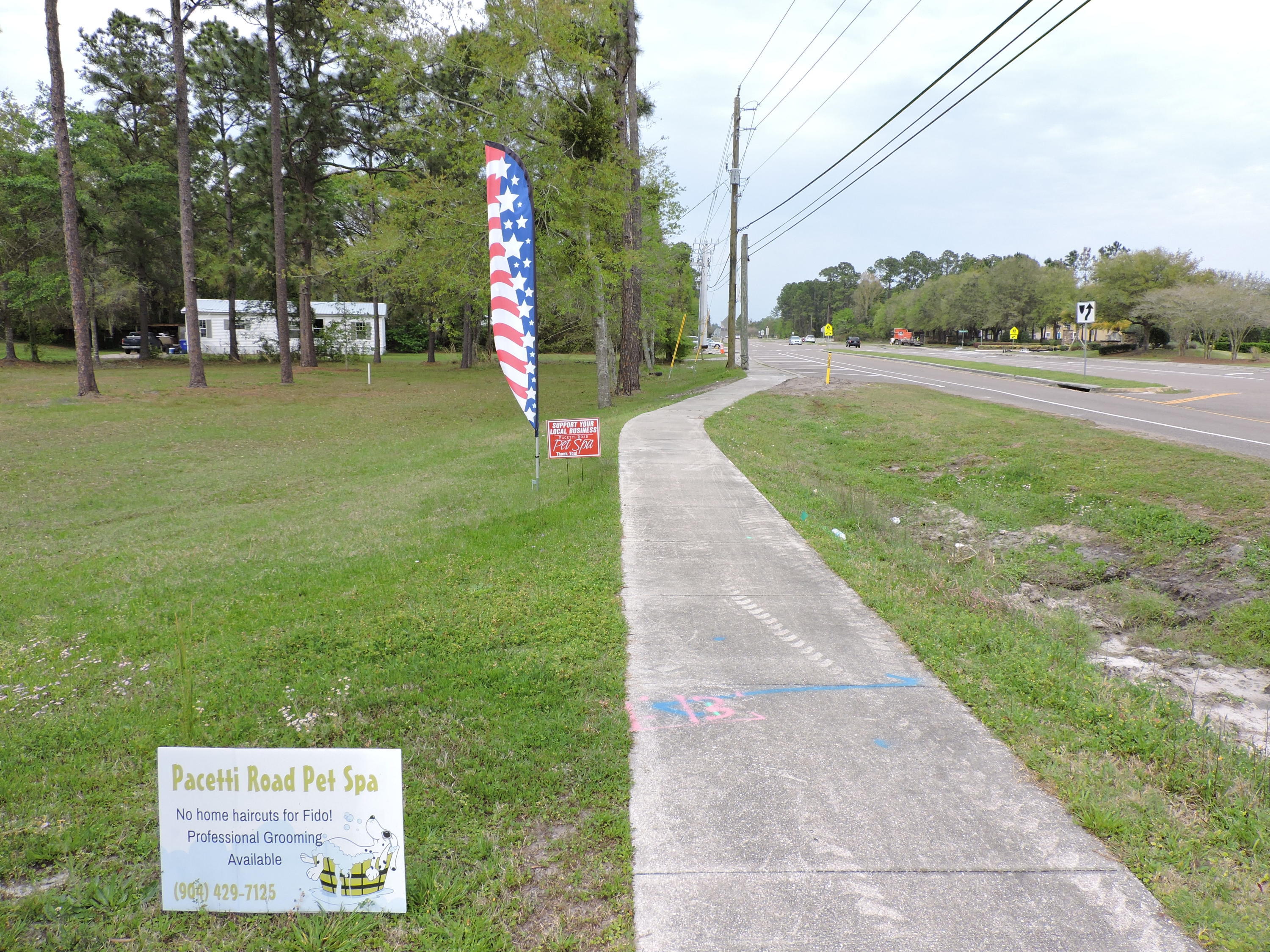 3629 Pacetti Road St. Augustine, FL 32092 - Photo 52 of 70 Pacetti Road Frontage Looking East
