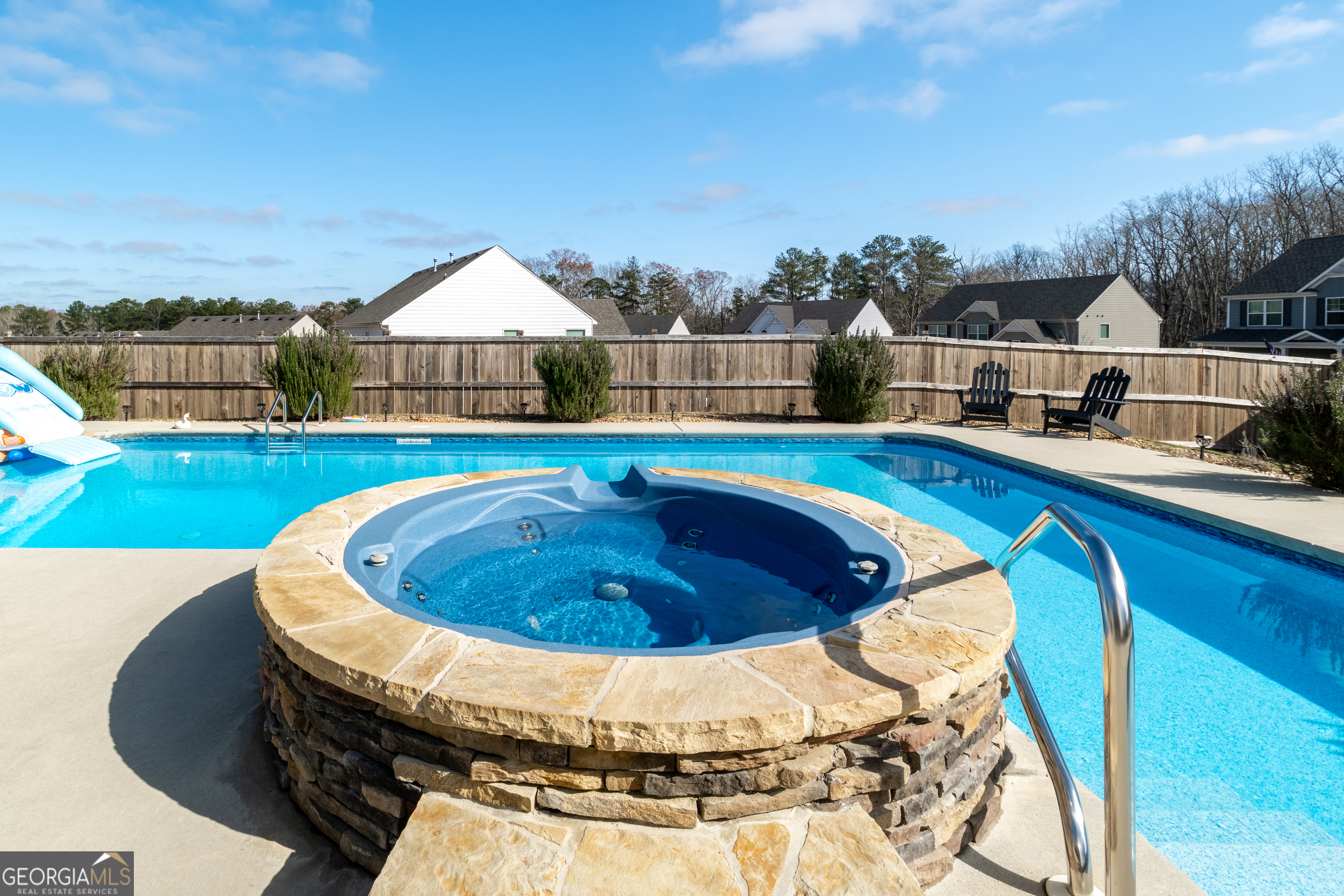 728 Cherokee Rose Bremen, GA 30110 - Photo 12 of 78 a view of a swimming pool with an outdoor seating
