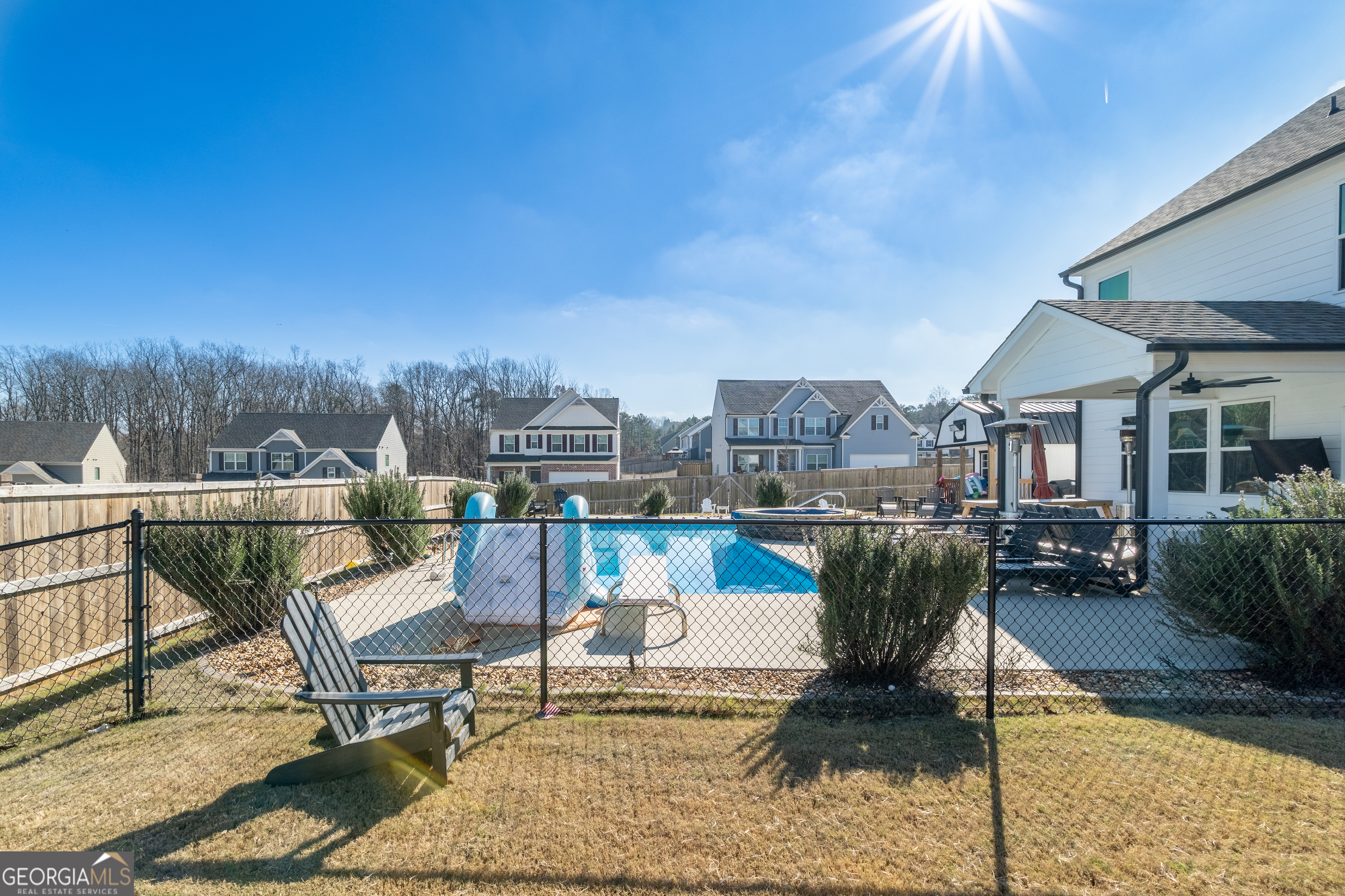 728 Cherokee Rose Bremen, GA 30110 - Photo 54 of 78 a view of a patio with couches table and chairs