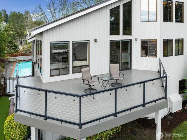 a front view of house with street