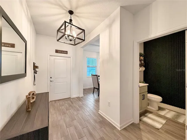 a kitchen with lots of counter top space