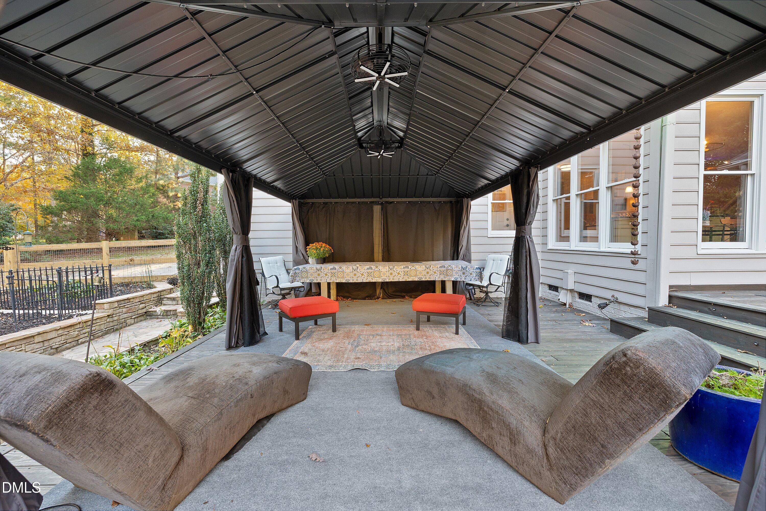 4820 Sandberry Lane Raleigh, NC 27613 - Photo 72 of 99 Gather under the pergola!