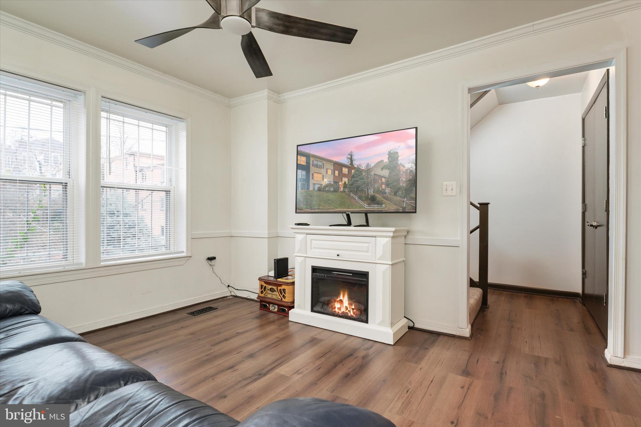 1353 Morris Road Southeast Washington, DC 20020 - Photo 6 of 32 a living room with furniture and a fireplace