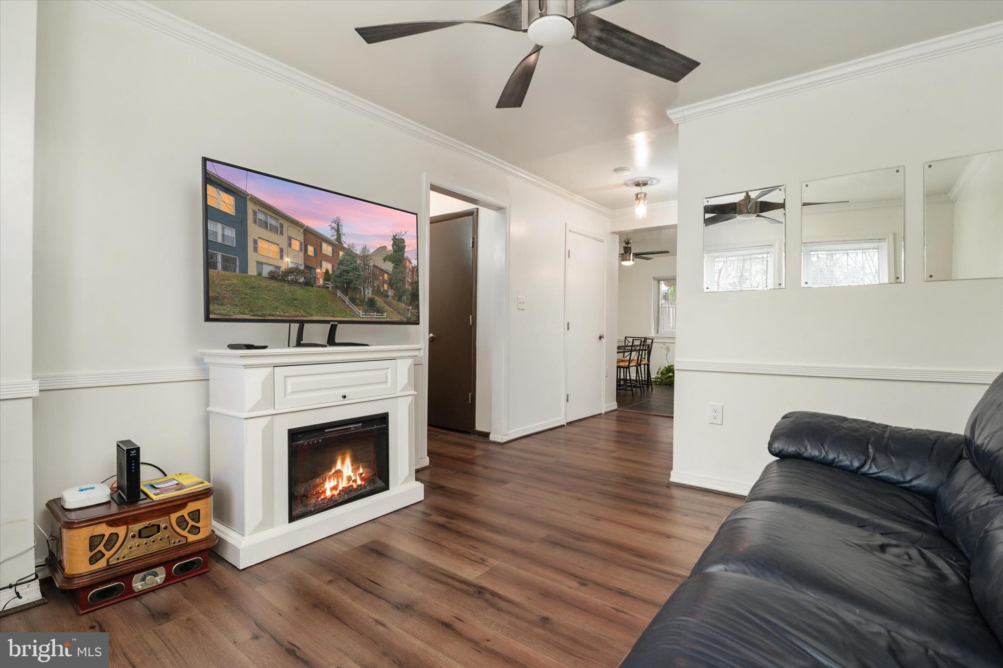 1353 Morris Road Southeast Washington, DC 20020 - Photo 8 of 32 a living room with furniture and a fireplace