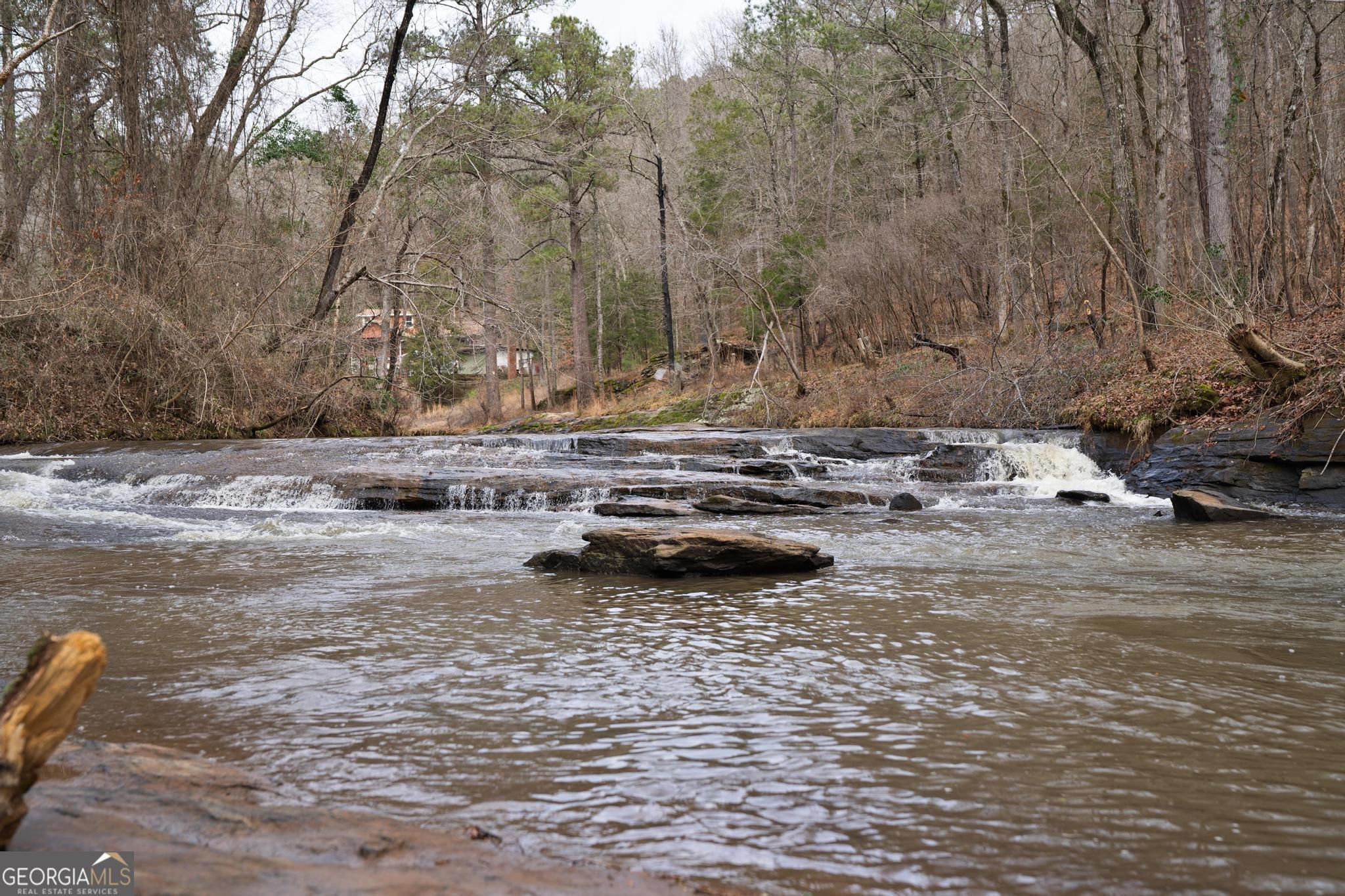 0 South 42nd Highway Forsyth, GA 31029 - Photo 9 of 13 a backyard of a house with trees and wooden fence
