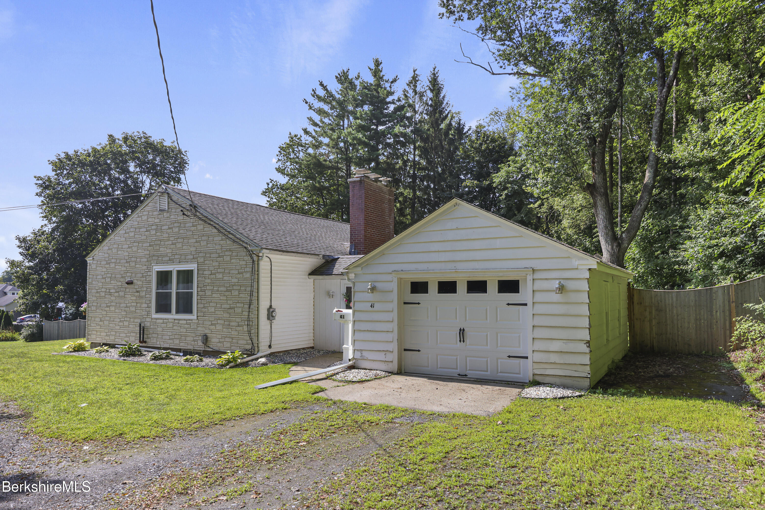 41 Deming Street Dalton, MA 01226 - Photo 2 of 35 a front view of house with yard and trees