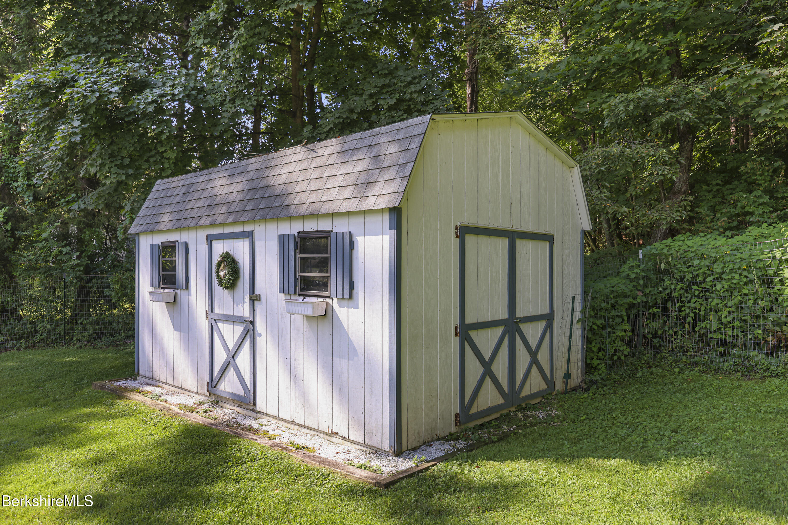 41 Deming Street Dalton, MA 01226 - Photo 35 of 35 a view of backyard with a barn and a large cactus tree