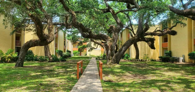 a view of yard with green space