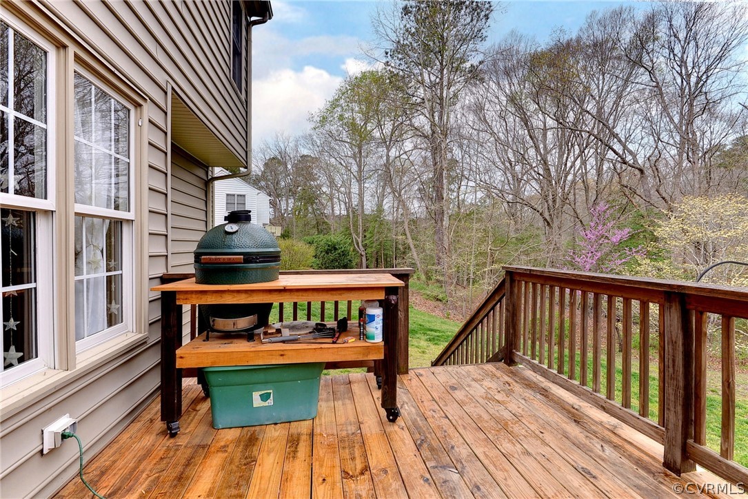 8416 Down Patrick Way Williamsburg, VA 23188 - Photo 34 of 47 a view of a two chairs on the roof deck
