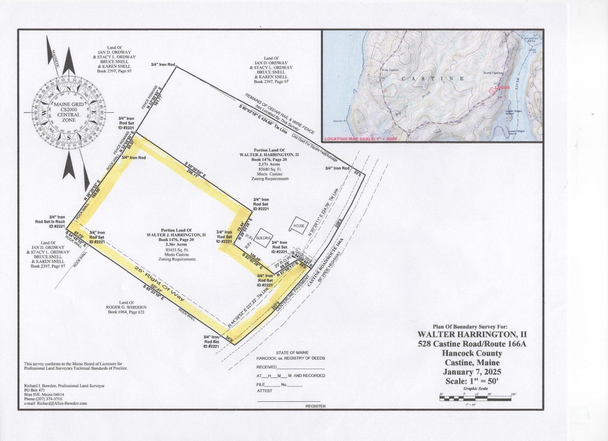 528 Castine Road Castine, ME 04421 - Photo 7 of 7 528 Survey