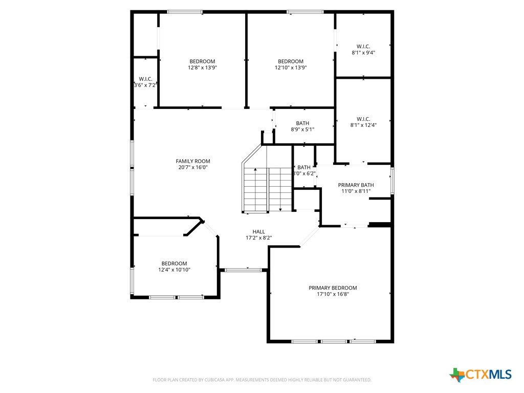 315 Chapel Knl Road Temple, TX 76502 - Photo 4 of 4 Upstairs Floor Plan