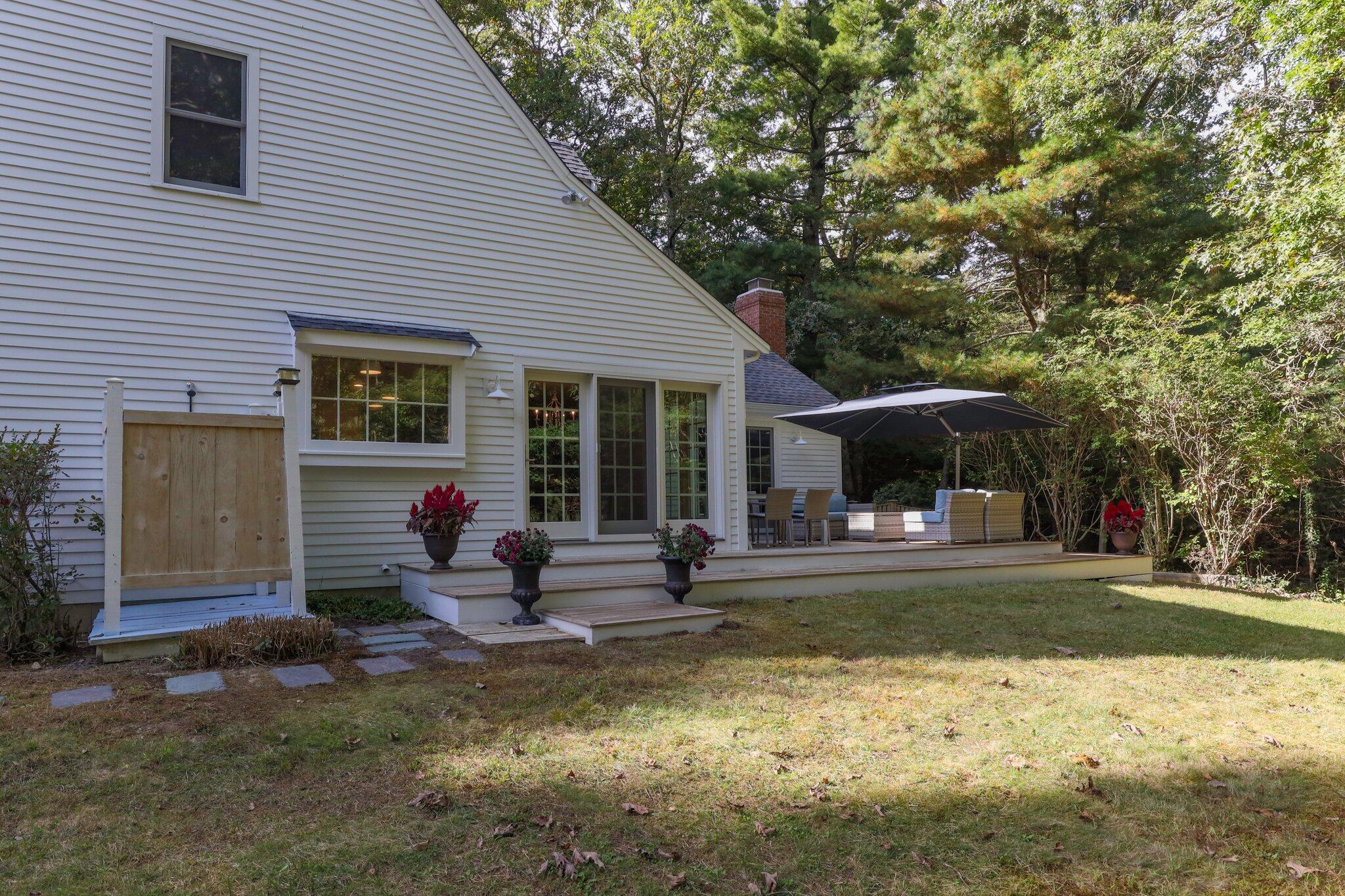 1756 Osterville West Barnstable Road West Barnstable, MA 02668 - Photo 43 of 62 a view of a house with backyard and sitting area