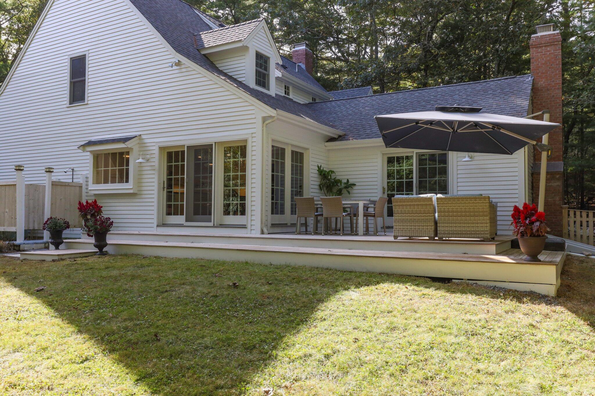 1756 Osterville West Barnstable Road West Barnstable, MA 02668 - Photo 46 of 62 a view of a house with swimming pool and a porch with furniture