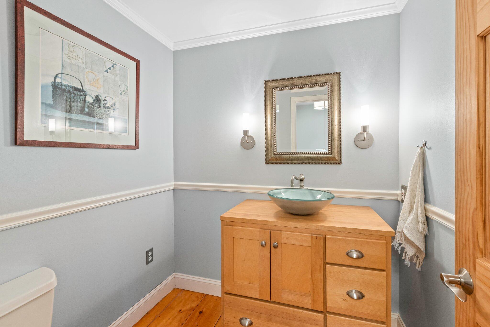 1756 Osterville West Barnstable Road West Barnstable, MA 02668 - Photo 7 of 62 a bathroom with a sink and a mirror