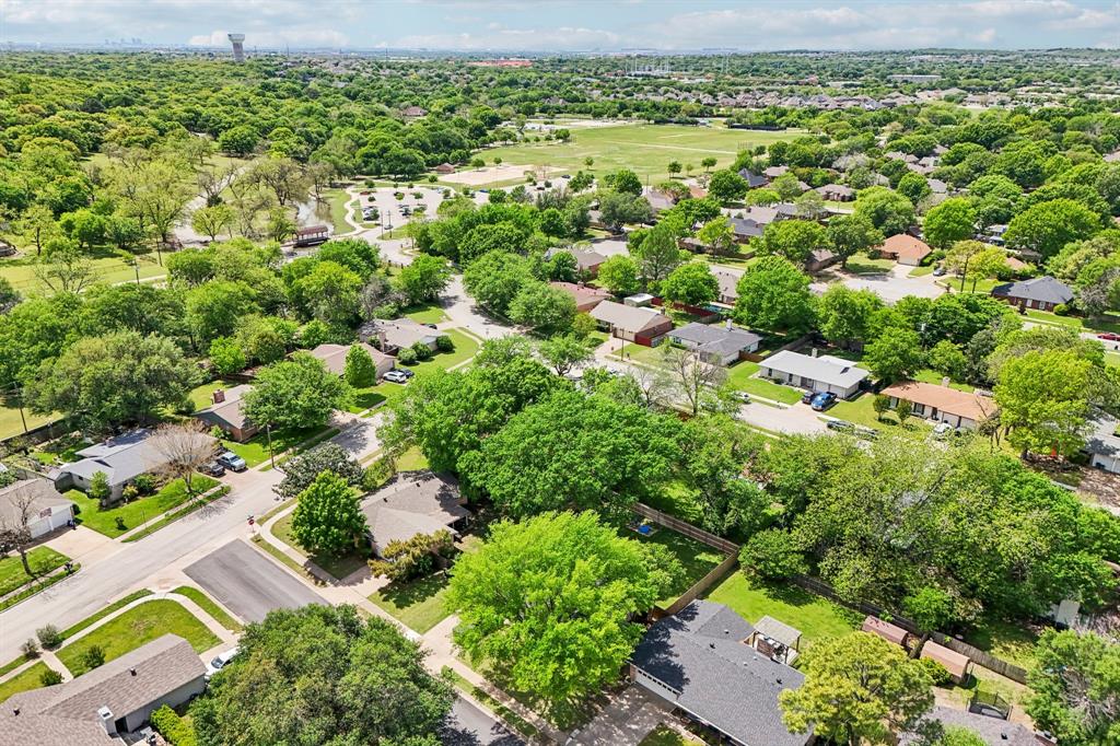 337 Apache Trail Keller, TX 76248 - Photo 35 of 36 an aerial view of residential houses with outdoor space and trees