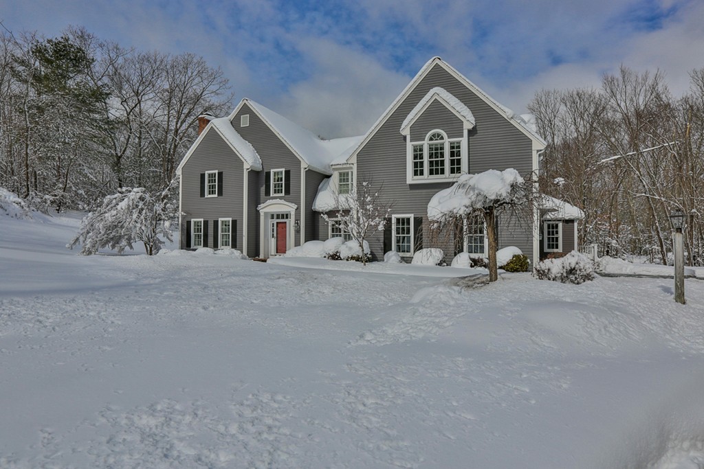 6 Powder House Lane Boxford, MA 01921 - Photo 1 of 30 a front view of a house with a yard and garage
