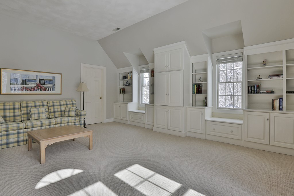 6 Powder House Lane Boxford, MA 01921 - Photo 22 of 30 a living room with furniture and window