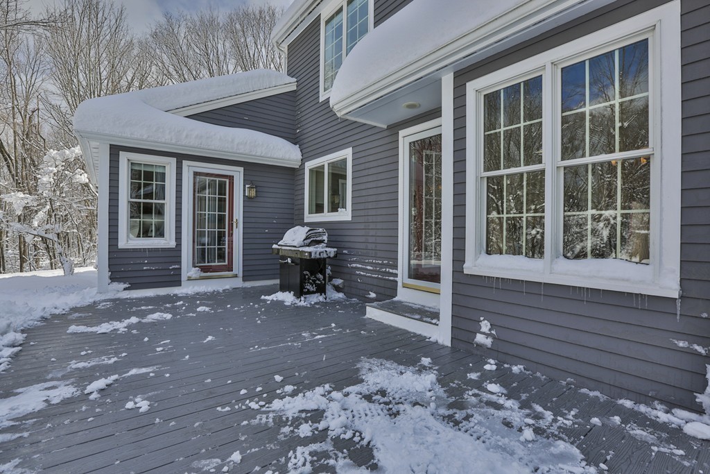 6 Powder House Lane Boxford, MA 01921 - Photo 28 of 30 a view of a house with a yard and wooden floor