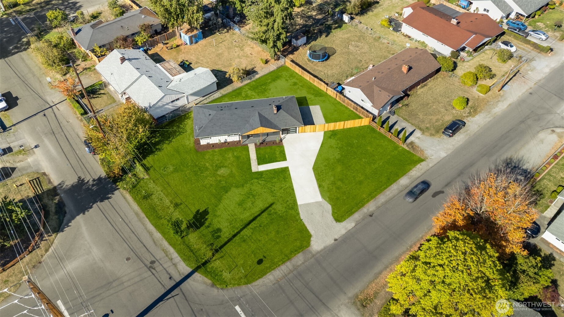 11010 Davisson Road Southwest Lakewood, WA 98499 - Photo 38 of 40 an aerial view of a residential houses with outdoor space