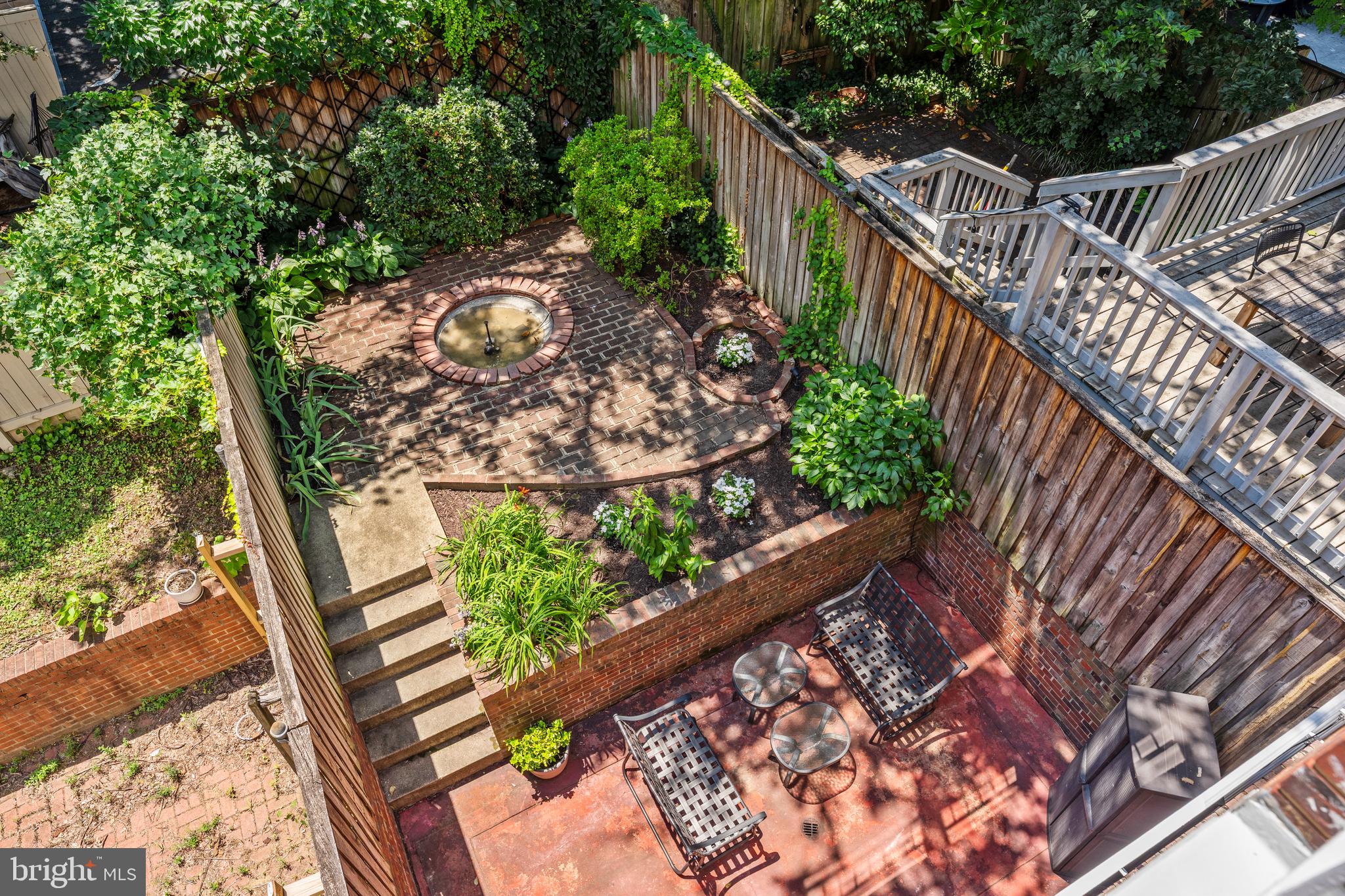 413 D Street Southeast Washington, DC 20003 - Photo 39 of 41 Rear Courtyard Both Levels