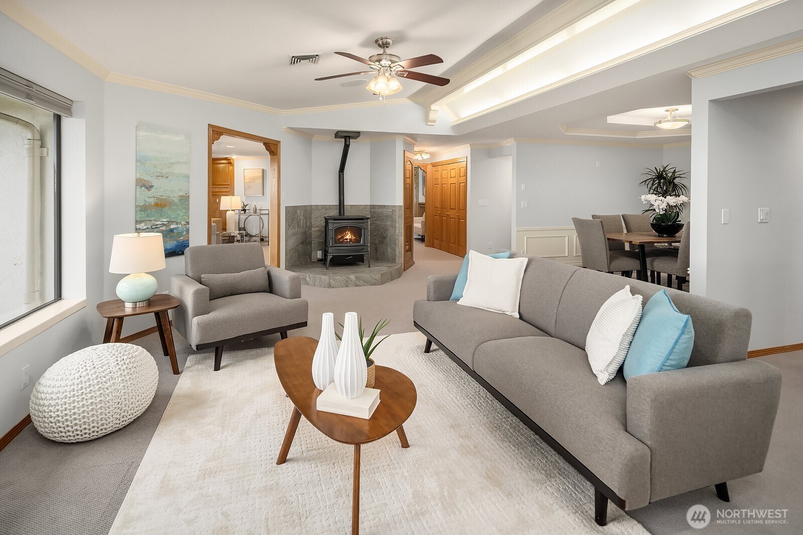 505 Pine Street, Unit 301 Edmonds, WA 98020 - Photo 15 of 40 a living room with furniture and a large window