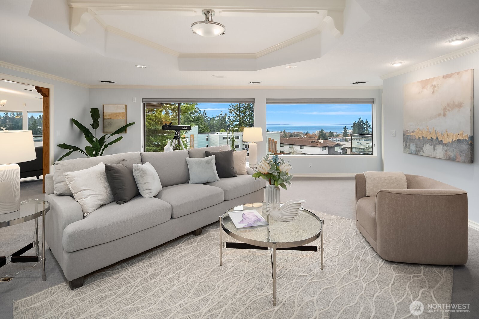 505 Pine Street, Unit 301 Edmonds, WA 98020 - Photo 4 of 40 a living room with furniture and a large window