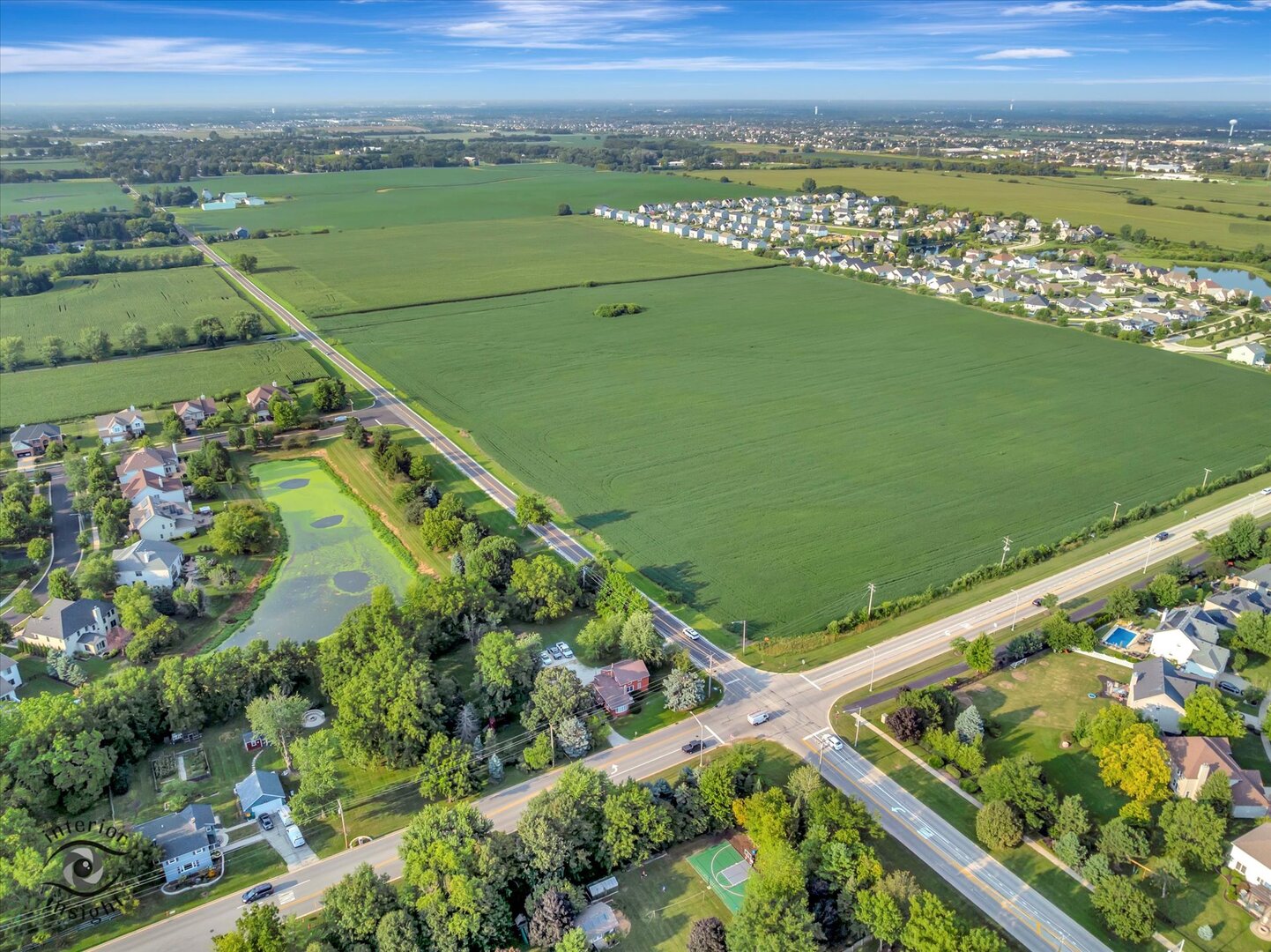 10.38-acres South Heggs Road Plainfield, IL 60585 - Photo 17 of 28 a view of a city with a lake