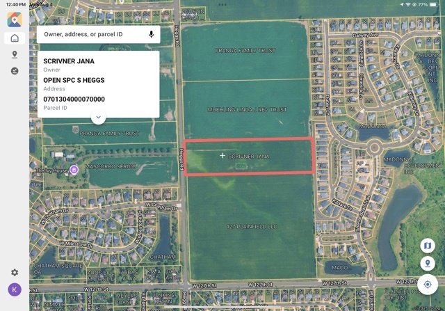 10.38-acres South Heggs Road Plainfield, IL 60585 - Photo 26 of 28 a view of a wooden floor